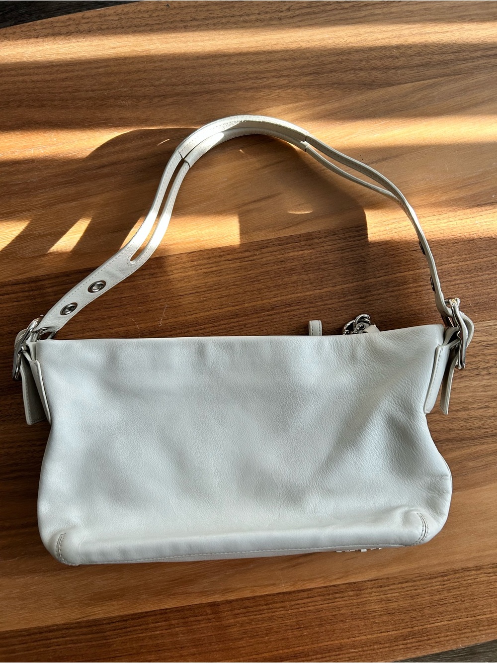 Vintage Coach Pebbled Leather Shoulder Bag